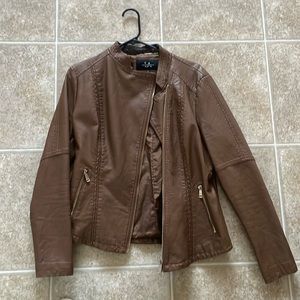 Faux Leather Jacket